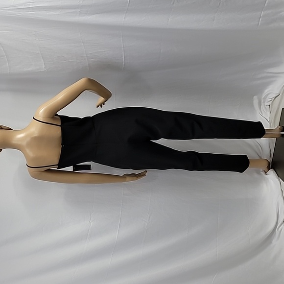 Julia Jordan Women's Black Floral Overlay Jacket & Belted Jumpsuit - Picture 6 of 17